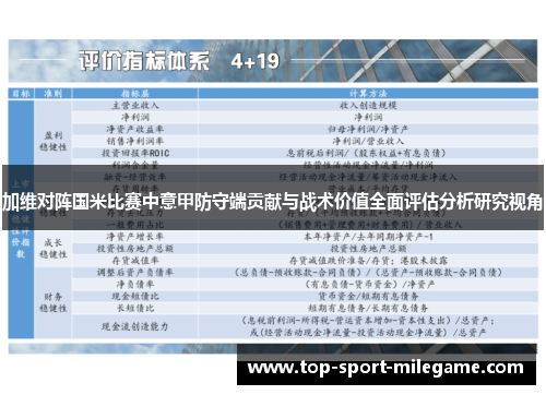 加维对阵国米比赛中意甲防守端贡献与战术价值全面评估分析研究视角 加维对阵国米比赛中意甲防守端贡献与战术价值全面评估分析研究视角